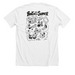 Booked for the Summer, a Solid White Blend Premium Unisex Tee (back-view)