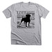 The Words of Rescue (dog) - Dark Print, a Athletic Heather Premium Unisex Tee