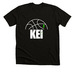 Kei Supporter Tee, a Solid Black Blend Premium Unisex Tee