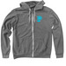 Parkinson's Champions, a Deep Heather Zip Up Hoodie