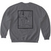 We Run This Town, a Charcoal Softstyle Crewneck Sweatshirt (back-view)