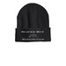 The Beanie, a Heather Charcoal Printed Cuffed Beanie