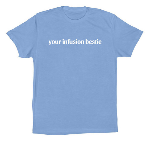 your infusion bestie, a Carolina Blue Premium Cotton Tee