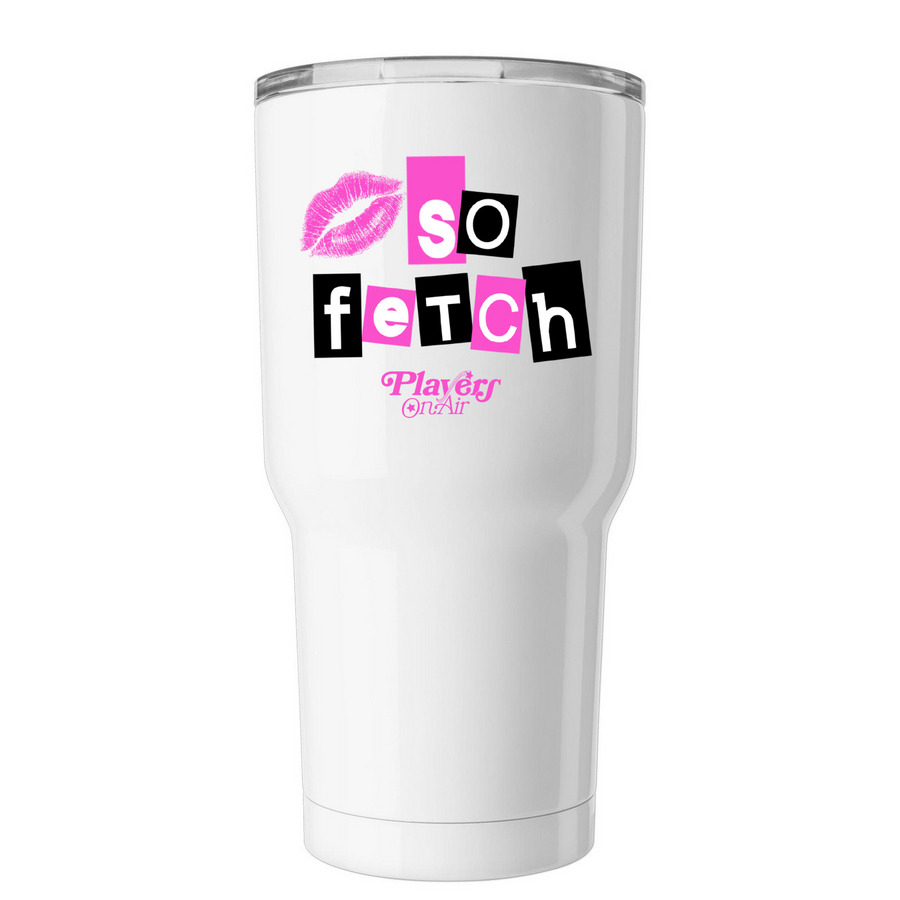 So Fetch Tumbler, a White Insulated Tumbler