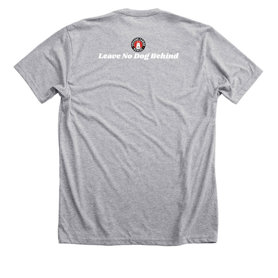 CCR + Pride, a Athletic Heather Premium Unisex Tee (back-view)