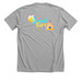 WMCG UC Summer, a Athletic Heather Premium Unisex Tee (back-view)