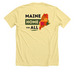 Adult Shirts - Home for All (Color), a Heather Yellow Gold Premium Unisex Tee (back-view)