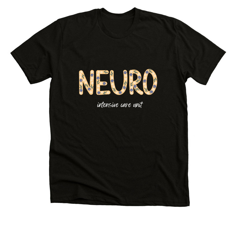 Neuro, a Black Heather Premium Unisex Tee