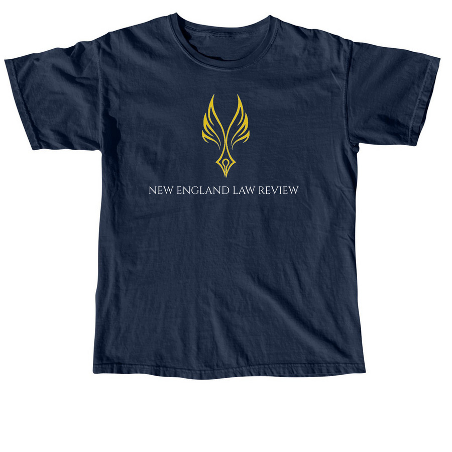 New England Law Review T-Shirt, a True Navy Comfort Colors Unisex Tee