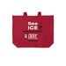 Red Tote, a Deep Red Cotton Canvas Tote Bag