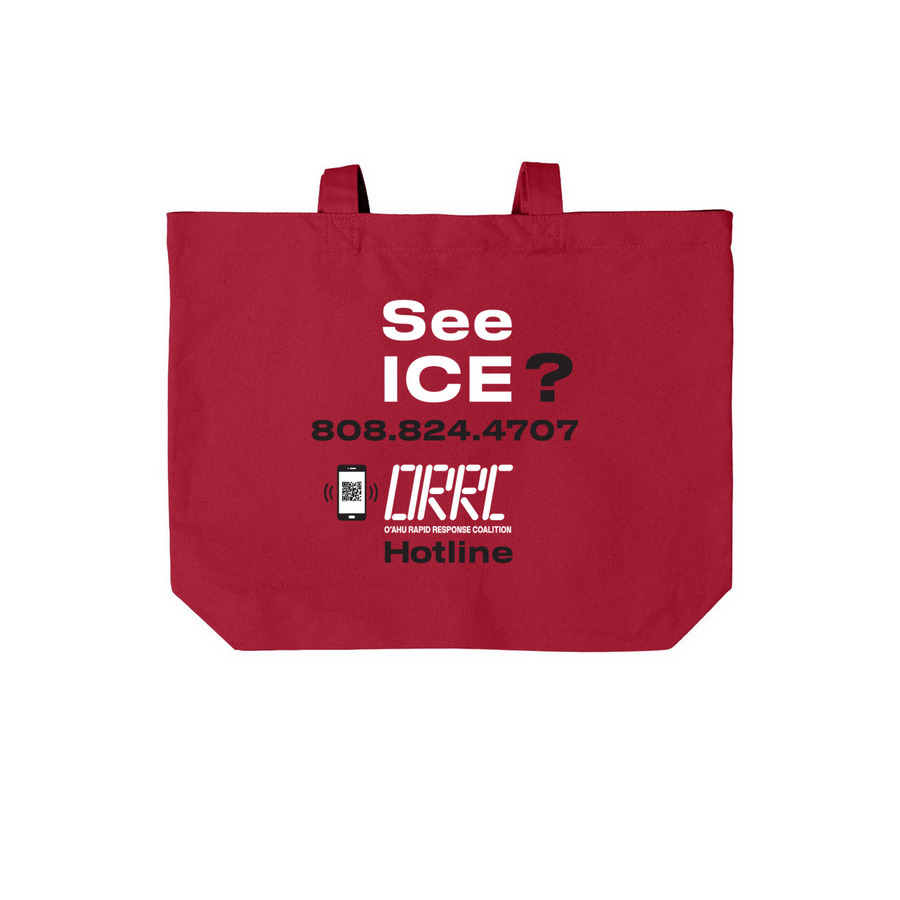 Red Tote, a Deep Red Cotton Canvas Tote Bag