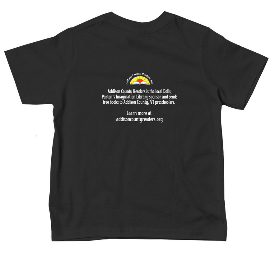 Toddler Groovy ACR Shirt, a Black Toddler Tee (back-view)