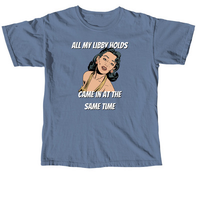 Booked For Good - Libby Holds, a Blue Jean Comfort Colors Unisex Tee