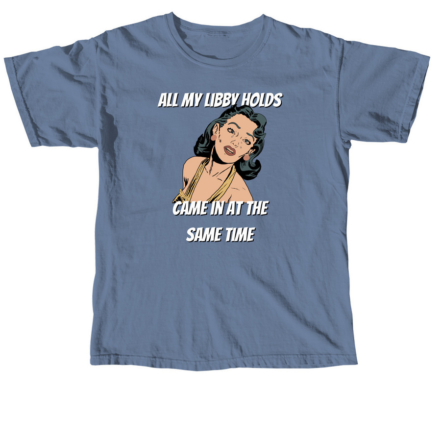 Booked For Good - Libby Holds, a Blue Jean Comfort Colors Unisex Tee