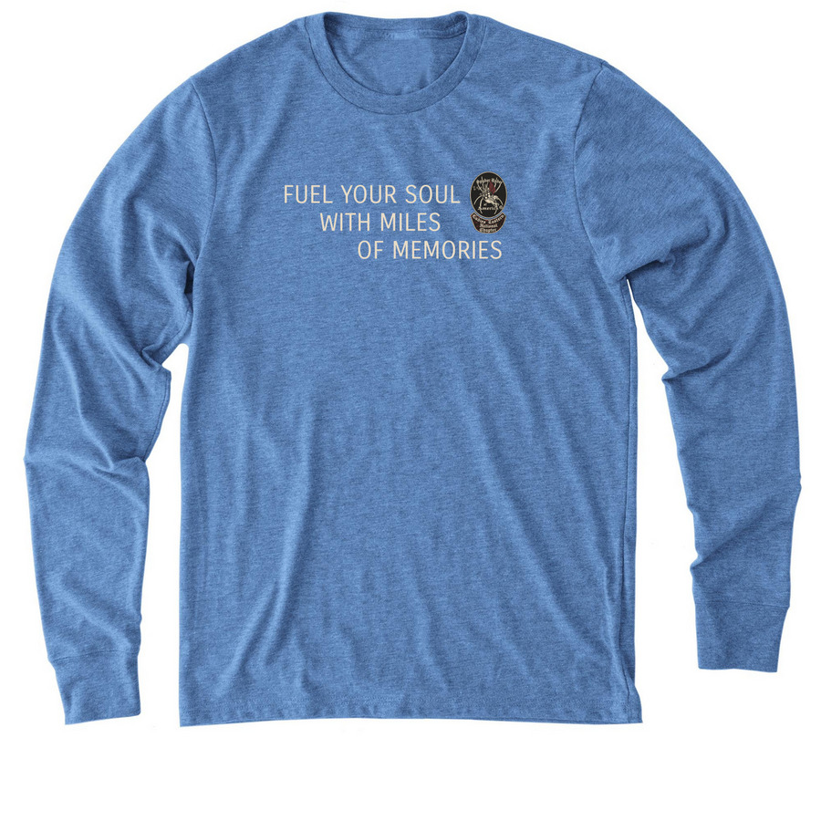 Fuel For the Soul&nbsp;, a Azure Blue Allmade Eco Triblend Long Sleeve Tee