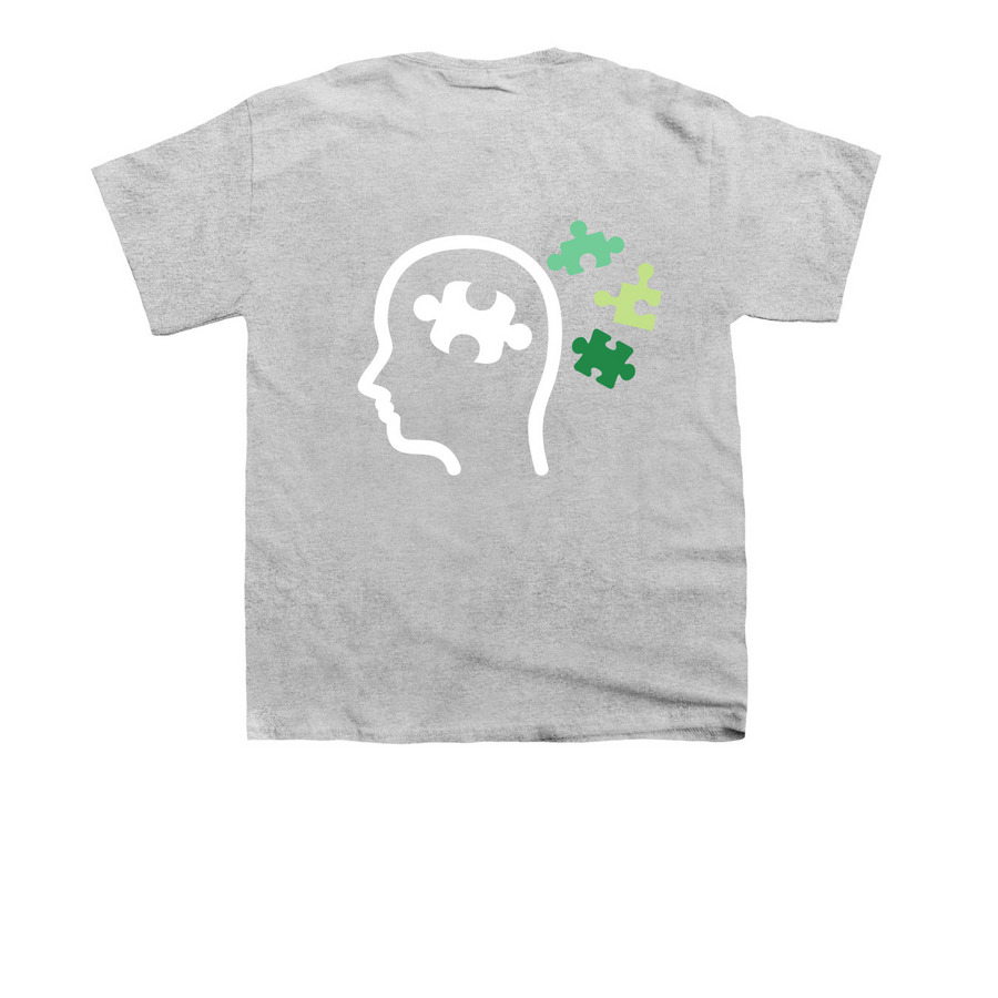 ACHS Mental Health Awareness Fundraiser, a Sport Grey Youth Unisex Tee (back-view)