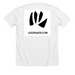 Where The Populace Rise, a Solid White Blend Premium Unisex Tee (back-view)