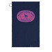 Newfie Drool Towel, a Navy Golf Towel