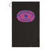 Newfie Drool Towel, a Black