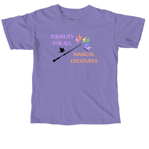 Equality for All, a Violet Comfort Colors Unisex Tee