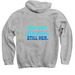 Sweatshirt, a Sport Grey Pullover Hoodie (back-view)