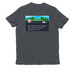 Hula Hooping Valet Tee-Bot, a Terrain Grey Allmade Organic Cotton Unisex Tee