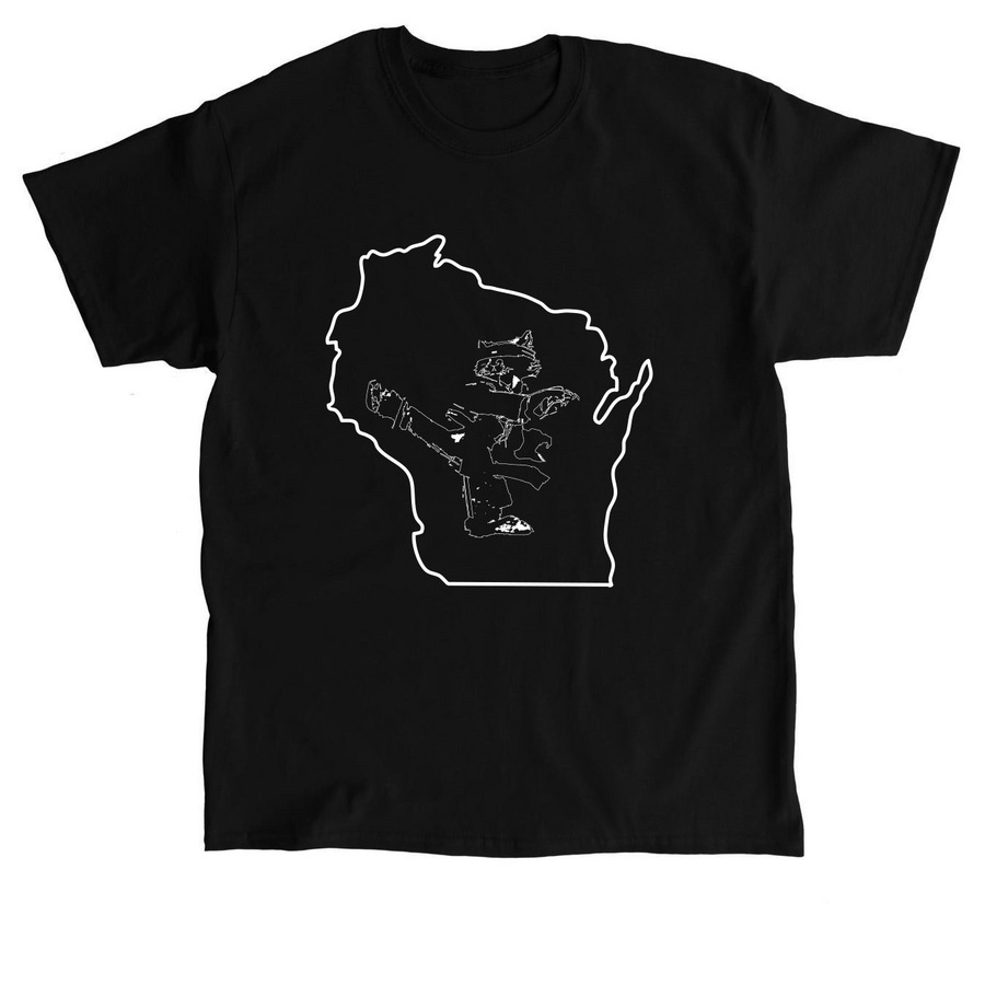 Wisconsin Martial Arts Tee 2, a Black Classic Unisex Tee
