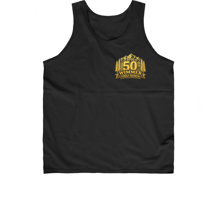 Adult Tank 2 Sided&nbsp;, a Black Classic Unisex Tank Top