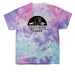 Feathers & Fangs Round Logo, a Cotton Candy Classic Tie Dye Tee