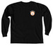 Share the Love (Navy & Black), a Black Comfort Colors Long Sleeve Tee