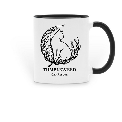 Mugs for Tumbleweed&nbsp;, a Black Two-Tone Ceramic Mug