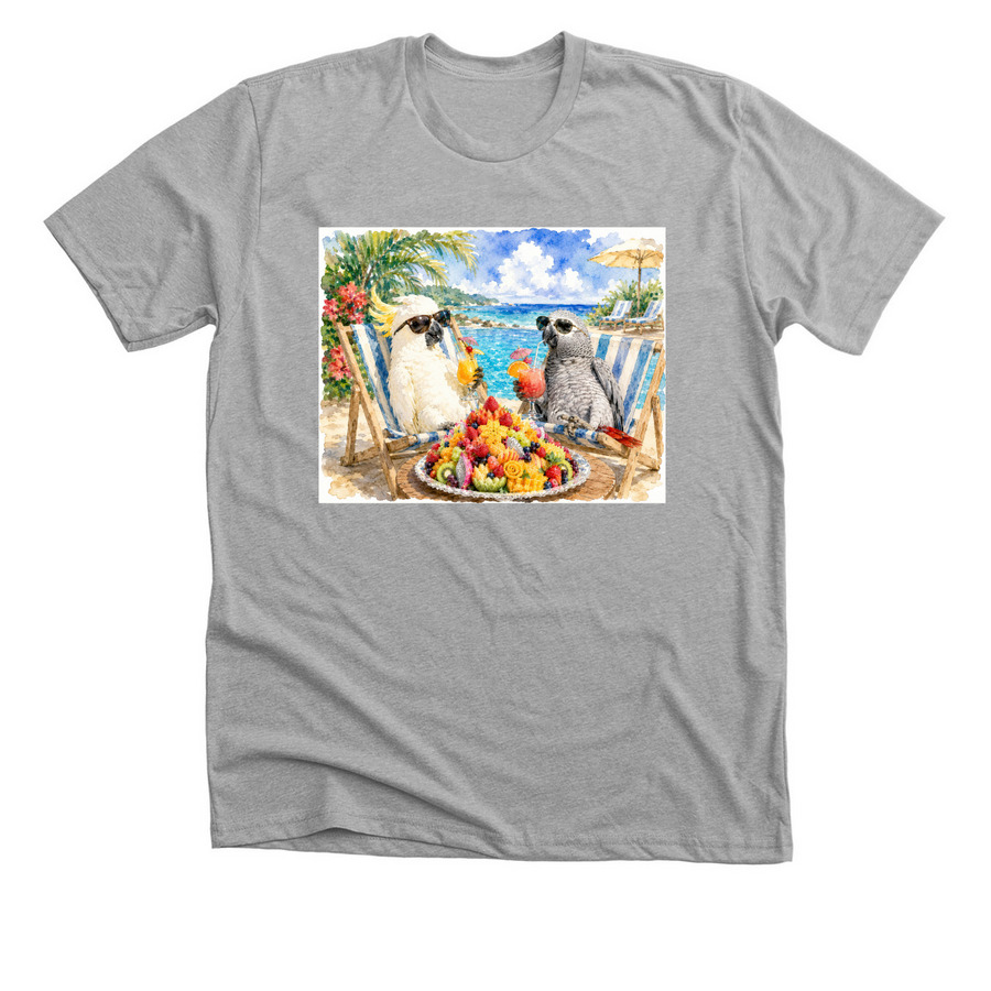Besties, a Athletic Heather Premium Unisex Tee
