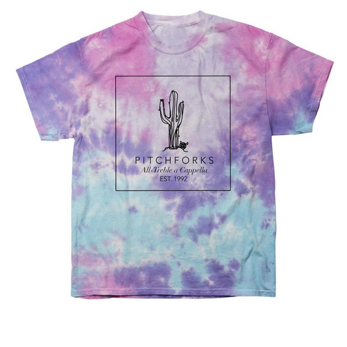 Pitchforks Spring Merch, a Cotton Candy Classic Tie Dye Tee