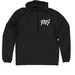 Baggy Jacket, a Black Quarter-Zip Windbreaker