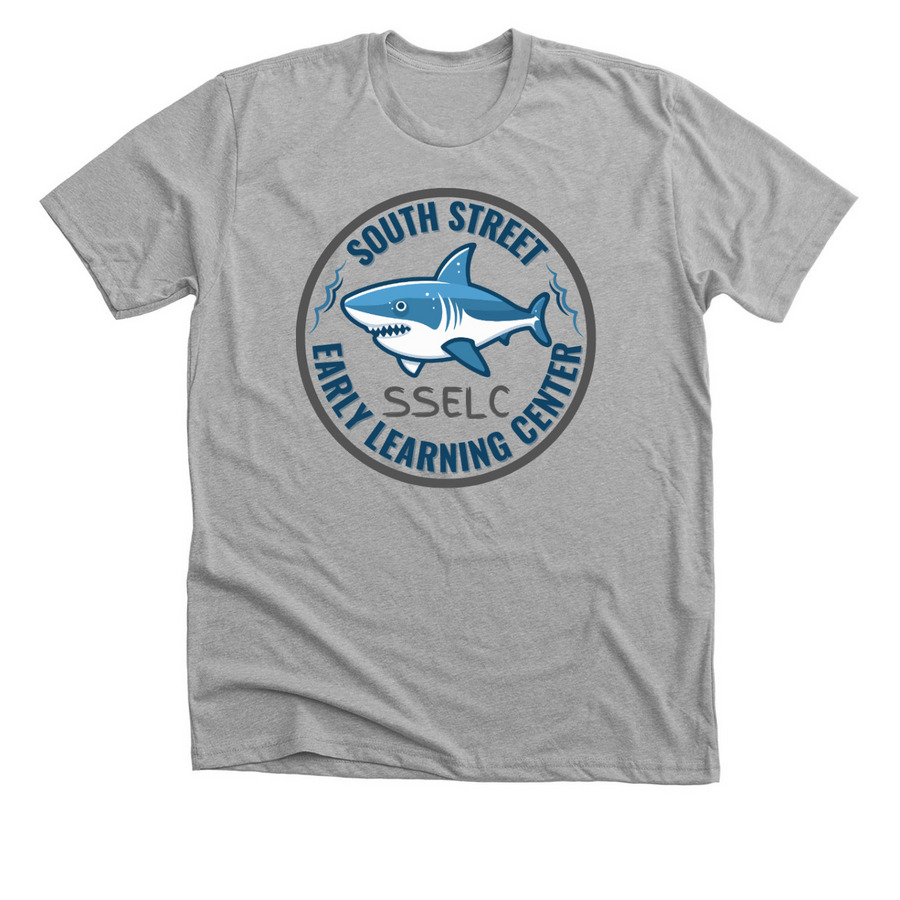 2026 Shark Clothing 2, a Athletic Heather Premium Unisex Tee
