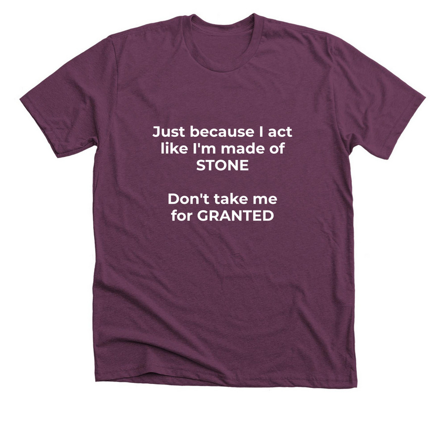 D Ray's Inspirations, a Heather Maroon Premium Unisex Tee