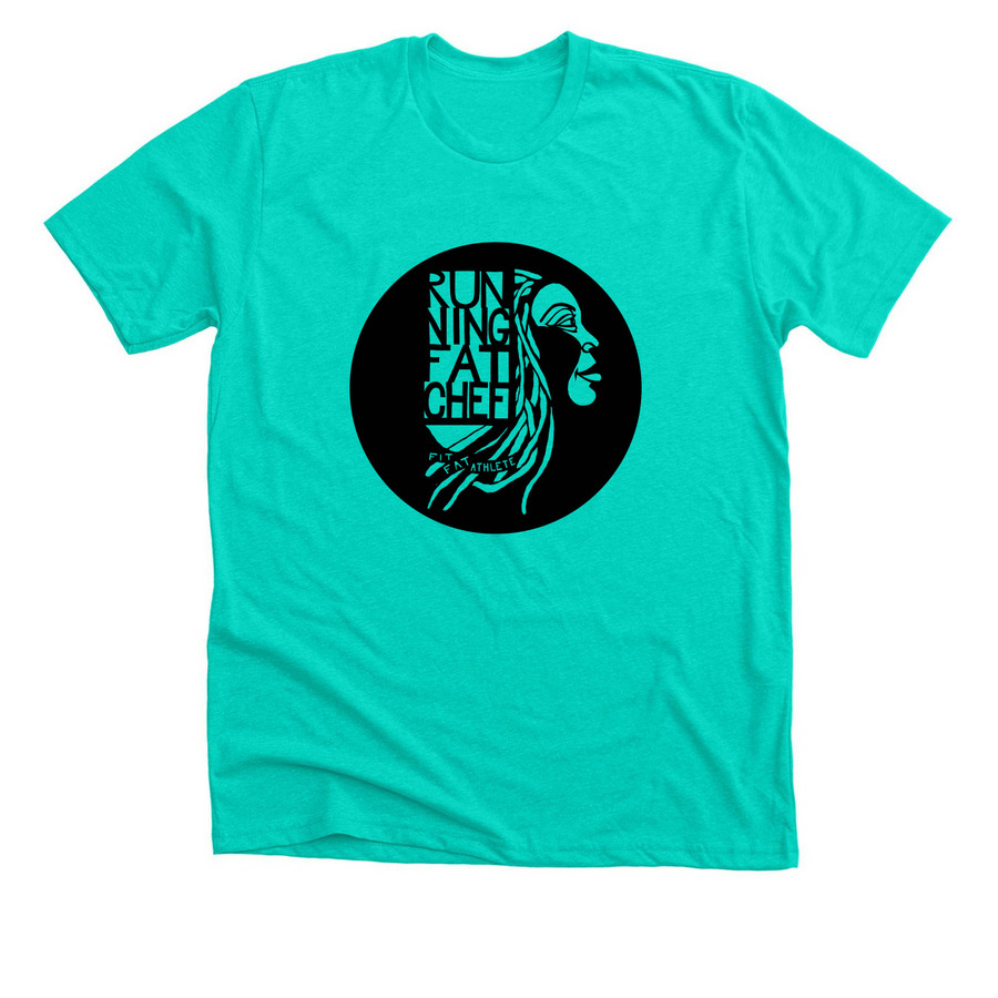 Signature Running Fat Chef Gear, a Heather Sea Green Premium Unisex Tee