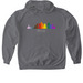 Pride 2025 ???, a Charcoal Gildan Softstyle Pullover Hoodie