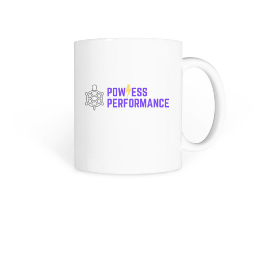 Powless Performance Mug, a White Coffee Mug