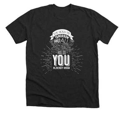 Pancreatic Cancer Research Fundraiser, a Dark Grey Heather Premium Unisex Tee