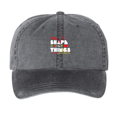 McGavock Marching Band 2026 Theme, a Black Printed Pigment Dye Baseball Cap