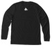 Esthers Rising, a Solid Black Blend Premium Long Sleeve Tee (back-view)