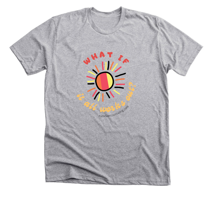 What If, a Athletic Heather Premium Unisex Tee