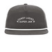 Candy Ladies Super Jam Hat, a Charcoal/ White Printed Umpqua Snapback Cap