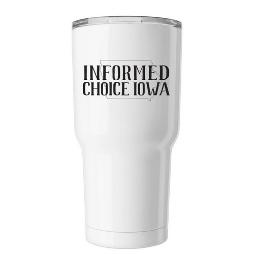 ICI Tumbler, a White Insulated Tumbler