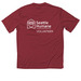 Volunteer Activewear, a True Red Classic Performance Tee (back-view)