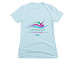 Feminenza on the Move: 2026, a Ice Blue Women's Slim Fit Tee