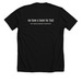 Your Mess Doesn't Scare Me, a Solid Black Blend Premium Unisex Tee (back-view)