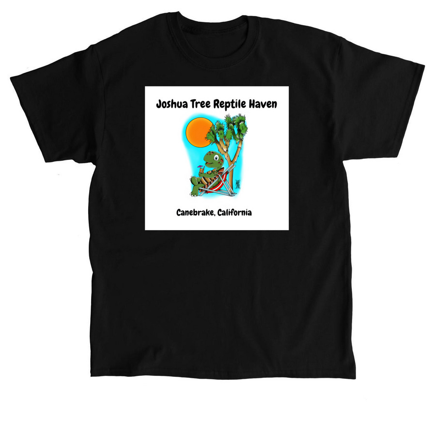 Joshua Tree Reptile Haven Merch, a Black Classic Unisex Tee