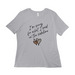 I'm sorry for what I said... - Baseball Shirt, a Solid Athletic Grey Women?s Relaxed Cotton Tee